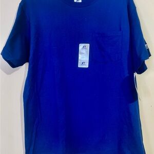 Russell Athletic Men's Blue T-Shirt NWT Large